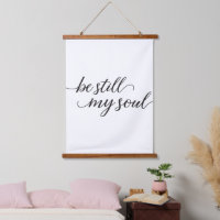 Wees nog steeds mijn zielelelegante moderne script