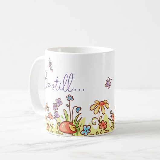 Wees nog steeds Mok (Voorkant links)