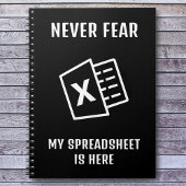 Wees nooit bang dat mijn spreadsheet grappig is notitieboek