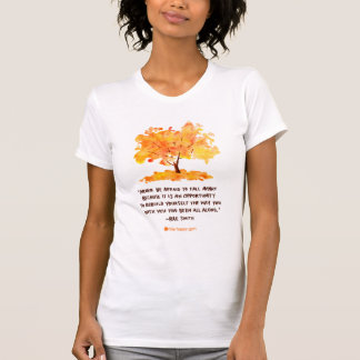 Wees nooit bang voor Herfst buiten de T-shirt