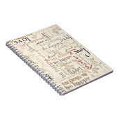 "Wees " notebook Notitieboek (Rechterzijde)