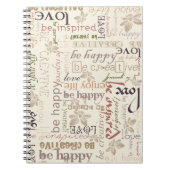 "Wees " notebook Notitieboek (Voorkant)