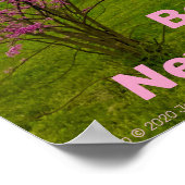 Wees onaangenaam als een leeuw. poster (Hoek)