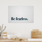 Wees onbevreesd. poster (Keuken)