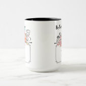 Wees onbevreesde Mok: bemoedigend citaat Mok (Midden)