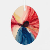 Wees ondeugend, red Santa a Trip Ornament (Voorkant links)