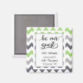 Wees ons beste WiFi-wachtwoord magneet (Voorkant / Achterkant)