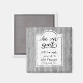 Wees ons beste WiFi-wachtwoord magneet (Voorkant / Achterkant)