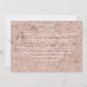 Wees ons gastfotopaar modern Roos Gold (Achterkant)