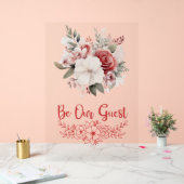 Wees onze gast bruiloft acryl teken acryl bord (Huwelijk)