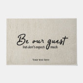 Wees onze gast deurmat (Voorkant)