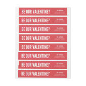 Wees onze Valentijn | Modern Red (Vel)