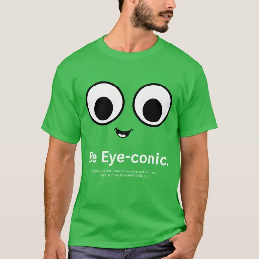 Wees oog-iconisch t-shirt (Voorkant)