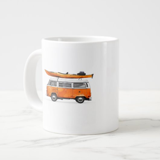 Wees op het Zee Zee Kajakken Mok (Voorkant links)