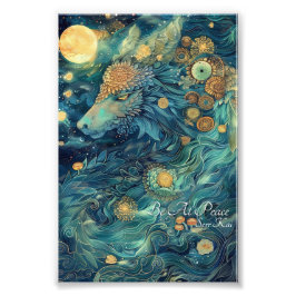 Wees op vrede fotoprint foto afdruk