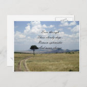 Wees optimistisch briefkaart (Voorkant / Achterkant)