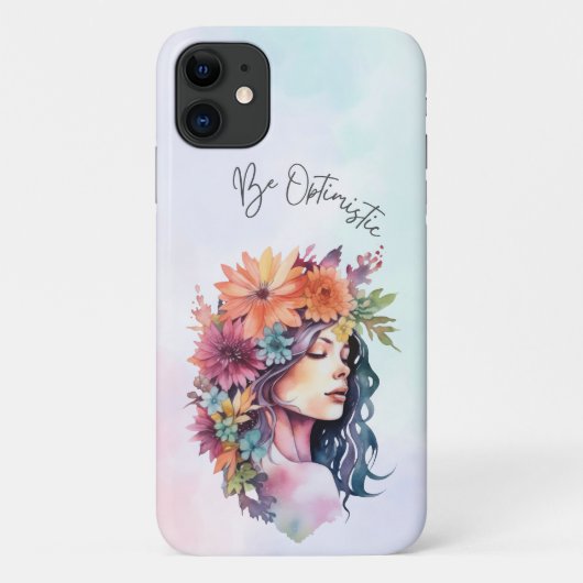 Wees optimistisch Case-Mate iPhone case (Achterkant)