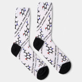 Wees optimistisch en moedig denk aan serotonine mo sokken (Rechts)