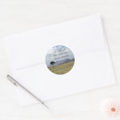 Wees optimistisch ronde sticker (Envelop)