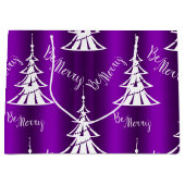 Wees Paarse kerst Groot Cadeauzakje (Voorkant)