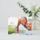 Wees prettig kerstfoto-feestdag Briefkaart (Staand voorkant)