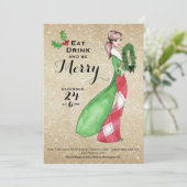 Wees prettige feestdagen kaart (Staand voorkant)