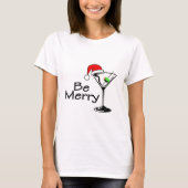 Wees prettige kerstMartini T-shirt (Voorkant)