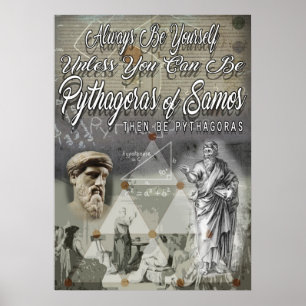 Wees Pythagoras van Samos Poster