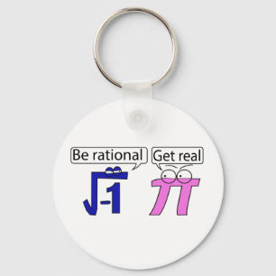 Wees rationeel! Echte! Sleutelhanger