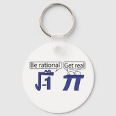 Wees rationeel! Echte! Sleutelhanger (Voorkant)