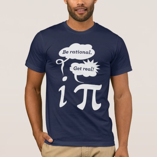 Wees rationeel, wees echt! t-shirt (Voorkant)
