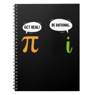 Wees Realistisch Wees Rationeel Grappige Wiskunde Notitieboek