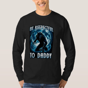 WEES RESPECTVOL VOOR PAPPIE Grappige Rizz Cringe A T-shirt
