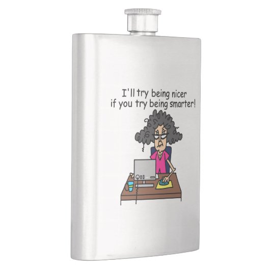 Wees slimmer, ik zal aardiger zijn flacon (Rechts)