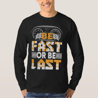 Wees snel of laat een raceapparaat voor de laatste t-shirt