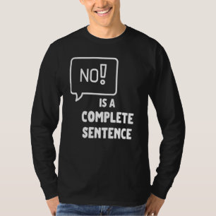Wees standvastig zeg nee tegen intimidatie misbrui t-shirt