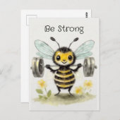 Wees sterk, aanpasbaar briefkaart (Voorkant / Achterkant)