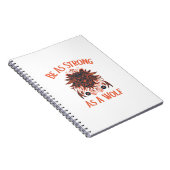 Wees sterk als een wolf notitieboek (Rechterzijde)