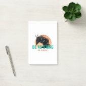 Wees sterk als een wolf post-it® notes (Kantoor)