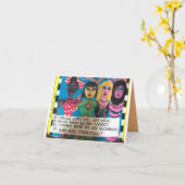 Wees sterk als je zwak bent kaart (Gele Bloem)