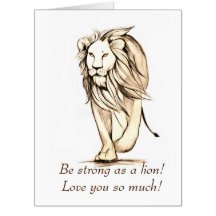 Wees sterk als leeuw