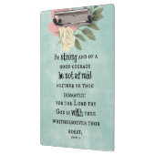 Wees sterk Bijbelvers Klembord (Links)