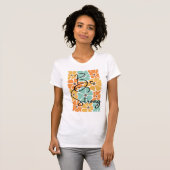 Wees sterk chique Abstracte moderne positiviteit c T-shirt (Voorkant volledig)
