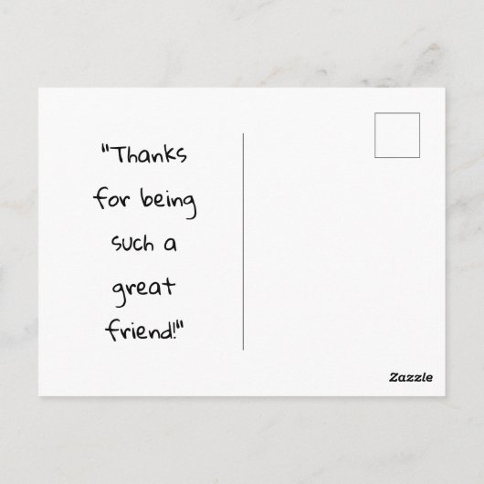 Wees sterk en moedig, Joshua 1:9 Briefkaart (Achterkant)