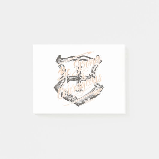 Wees sterk en moedig Joshua 1:9 Post-it® Notes (Voorkant)