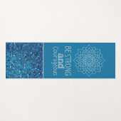 Wees sterk en moedig yoga mat (Voorkant (horizontaal))