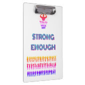 Wees sterk genoeg klembord (Rechts)