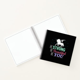 Wees Sterk Mooi Jij - Turnen Eenhoorn Notitieboek