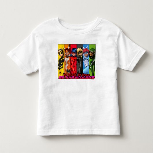 Wees sterk, wees dapper, wees miraculeus kinder shirts (Voorkant)