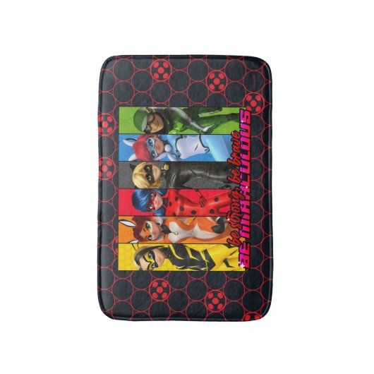 Wees sterk, wees moedig, wees wonderbaarlijk badmat (Voorkant Verticaal)